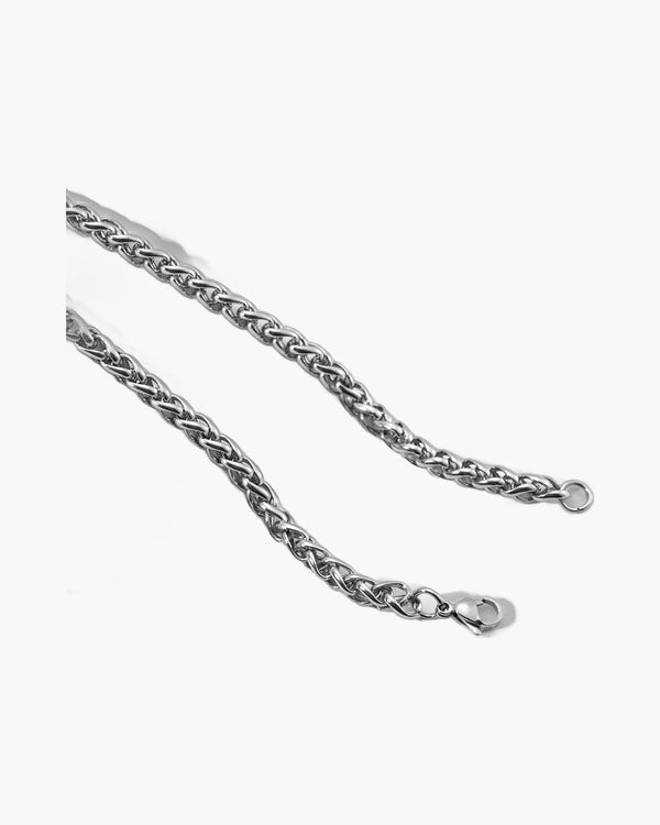 The Woven Strand Stainless Steel Chain Bracelet view 2