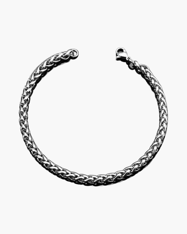The Woven Strand Stainless Steel Chain Bracelet view 3