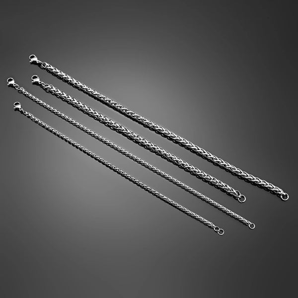 The Woven Strand Stainless Steel Chain Bracelet [orig]